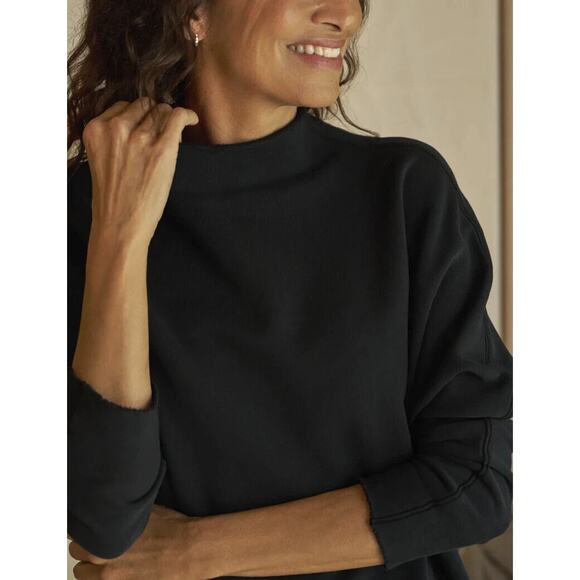 Frank & Eileen Effie Long Sleeve Funnel Neck Capelet Top Large *Read Description - Picture 5 of 16